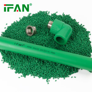 IFAN Wholesale Green White Color PPR Pipe Fitting Elbow For Supply Water