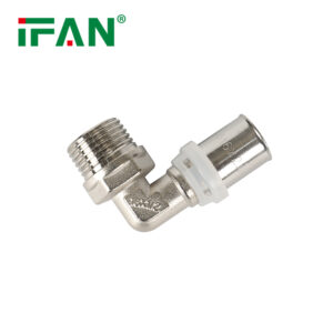 IFAN Brass Press Fitting Male Elbow