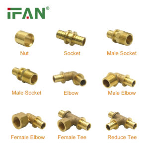 Brass slide sleeve fittings