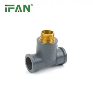 UPVC Brass Insert Male Tee