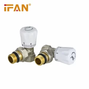 IFAN White Radiator Valve