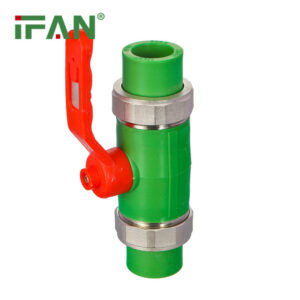 PPR Brass Double Union Ball Valve