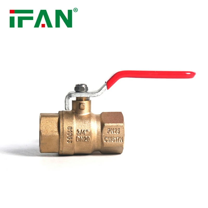 DIN 16892 Double Female Threaded Brass Ball Valve - Image 5
