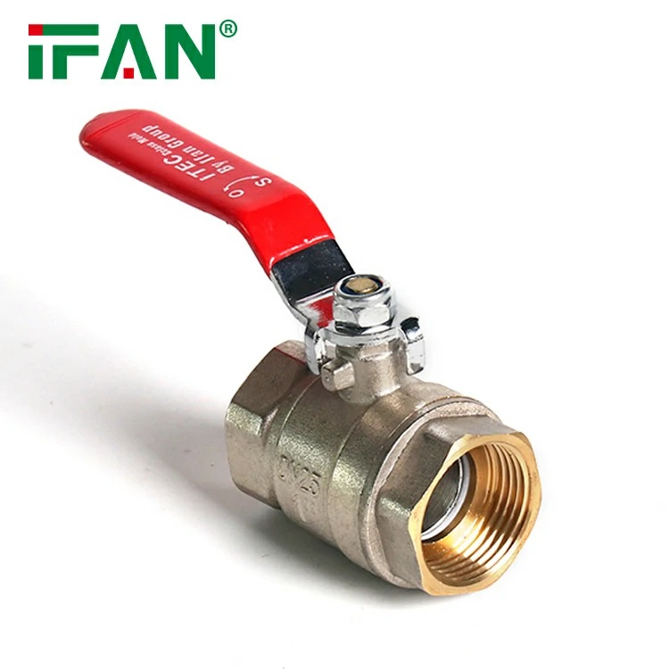 DIN 16892 Double Female Threaded Brass Ball Valve - Image 4