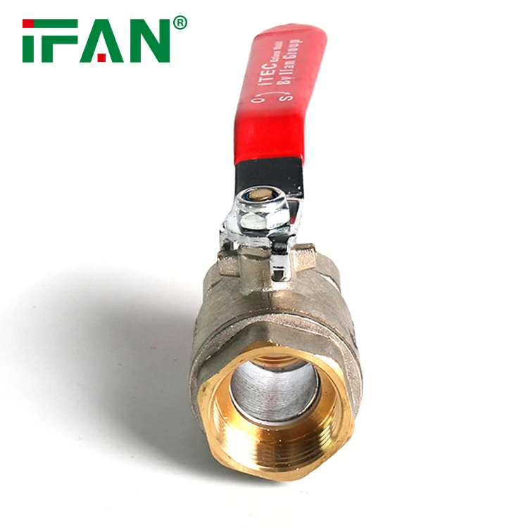 DIN 16892 Double Female Threaded Brass Ball Valve - Image 3
