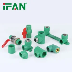 IFAN OEM Brass-Threaded PPR Double Union Fitting