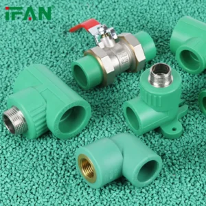 PPR Double Union Joint Featuring Brass Insert – OEM IFAN