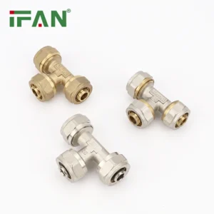 PEX compression fittings Tee