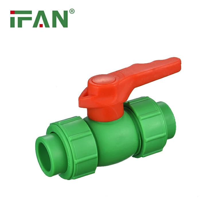 PPR Double Union Ball Valve