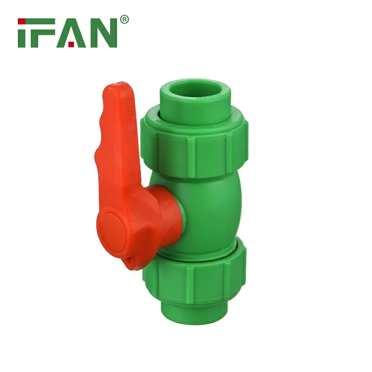 PPR Double Union Ball Valve