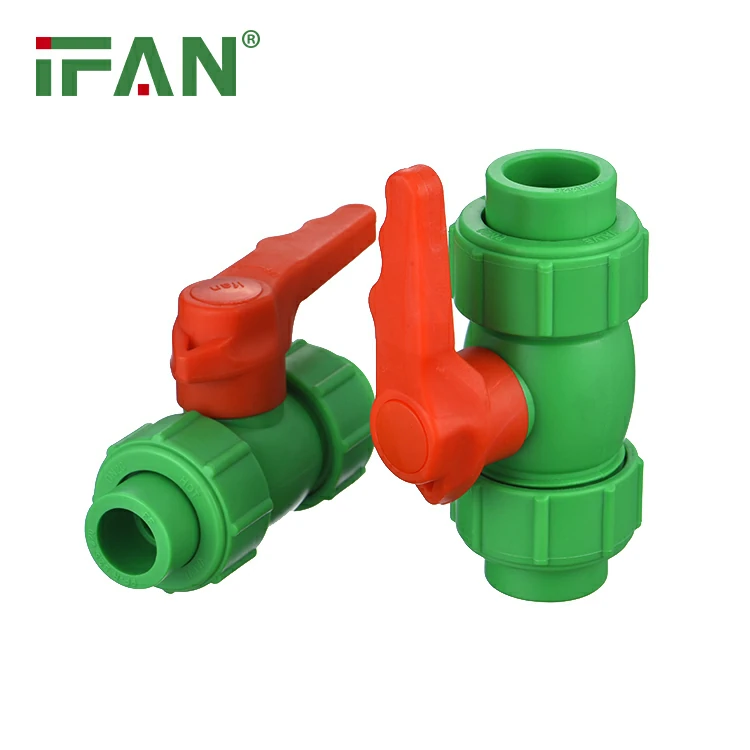 PPR Double Union Ball Valve