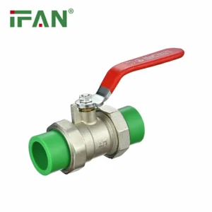 PPR Brass Double Union Ball Valve