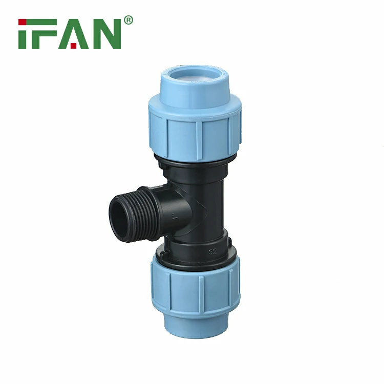 IFAN ASTM D3035 High Standard HDPE Male Tee Fittings - Image 2