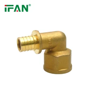 Brass sliding female elbow fittings