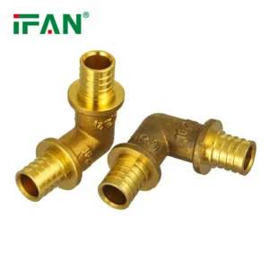 Brass PEX sliding elbow fittings