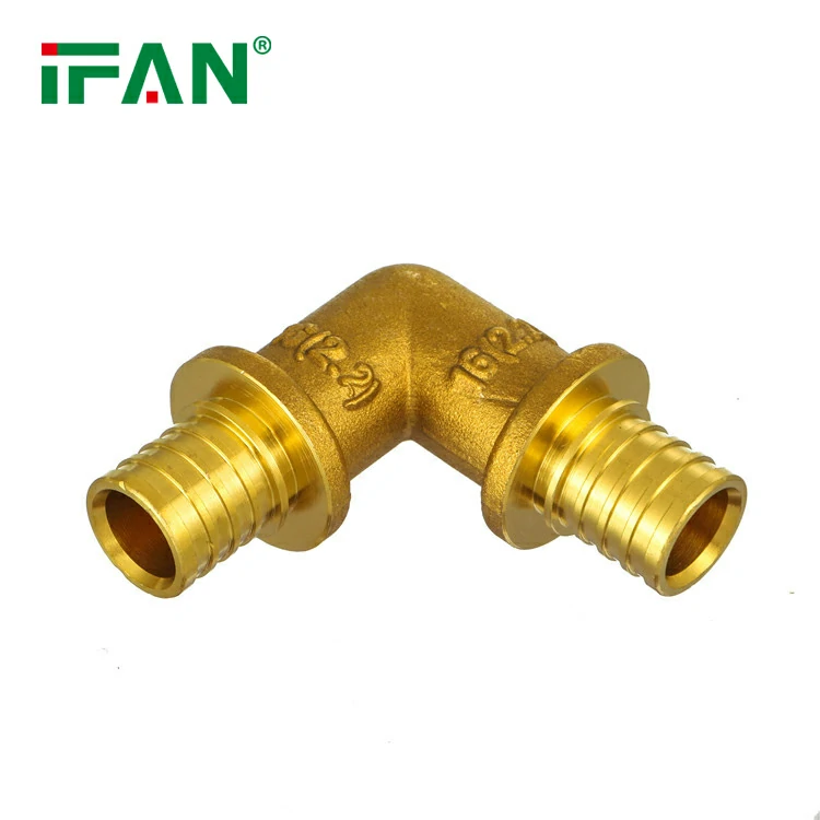 Brass PEX sliding elbow fittings