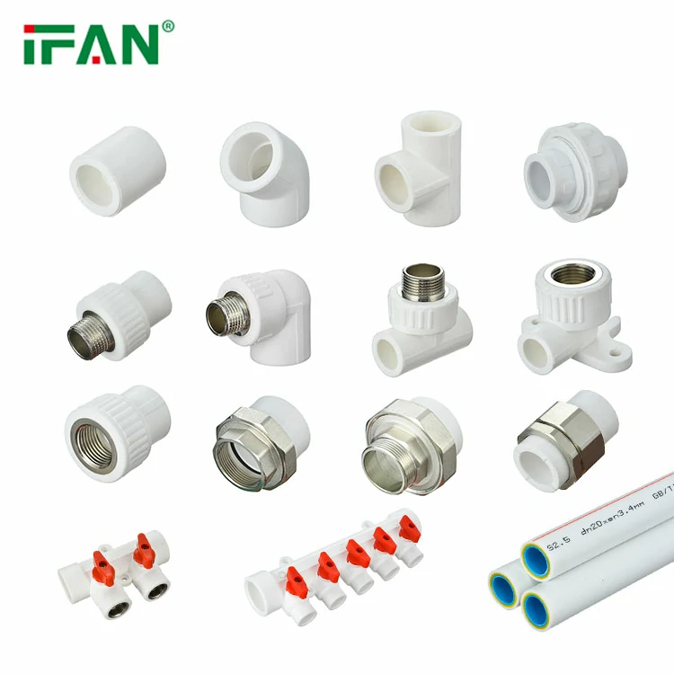 white ppr pipe fittings