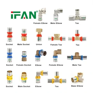 PEX press fittings